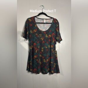 Green/Red/Yellow‎ Patterned Women's Top
